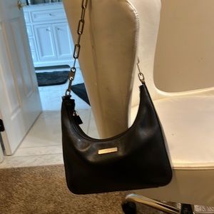 authentic Gucci black leather bag